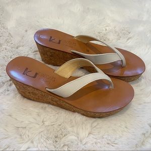 K Jacques St Tropez Wedge Sandals